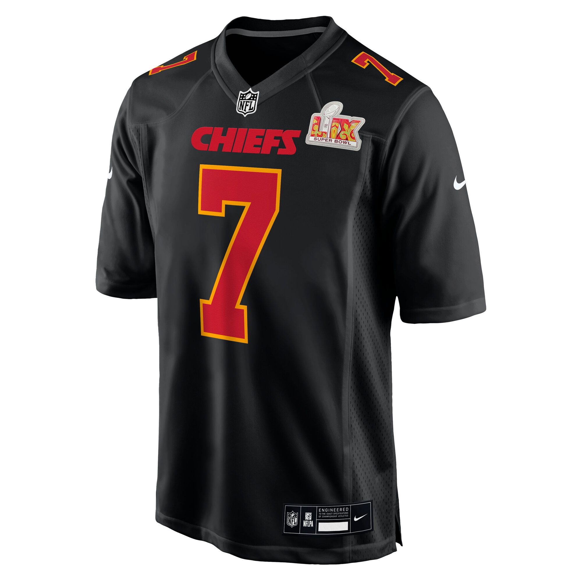 mens nike harrison butker carbon black kansas city chiefs super bowl lix fashion game jersey Collection | Chiefs Shop NFL Jerseys & Hats