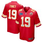 mens nike kadarius toney red kansas city chiefs super bowl lvii 2022 season patch game jersey Collection | Chiefs Shop NFL Jerseys & Hats
