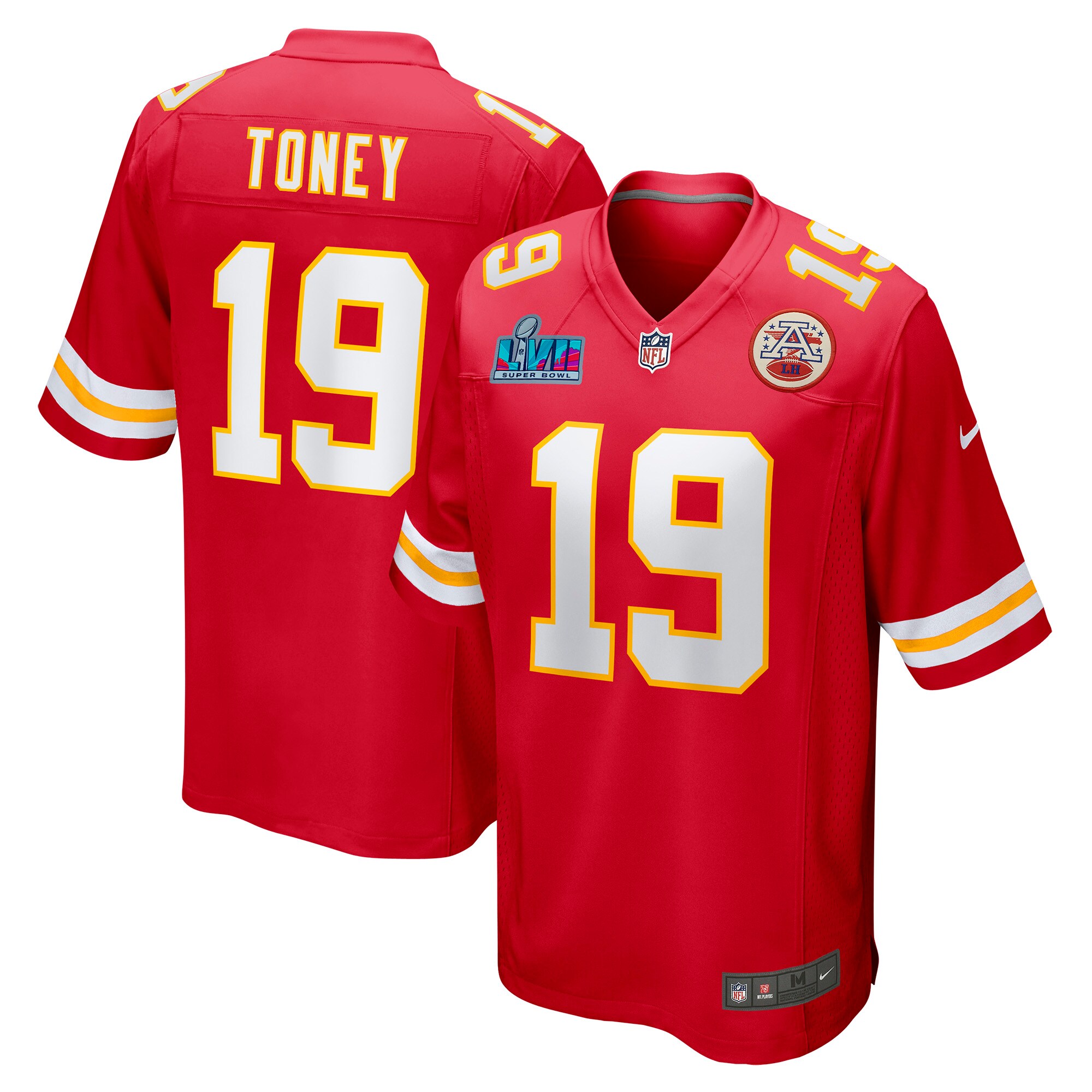 mens nike kadarius toney red kansas city chiefs super bowl lvii 2022 season patch game jersey Collection | Chiefs Shop NFL Jerseys & Hats