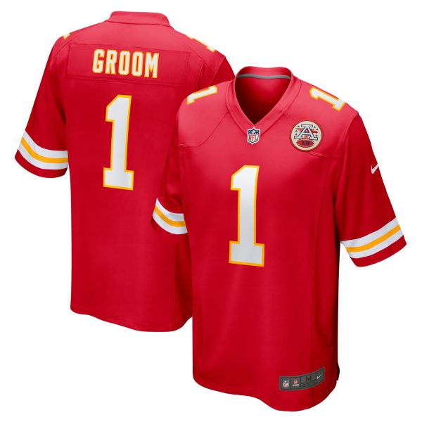 mens nike number 1 groom red kansas city chiefs game jersey Collection | Chiefs Shop NFL Jerseys & Hats
