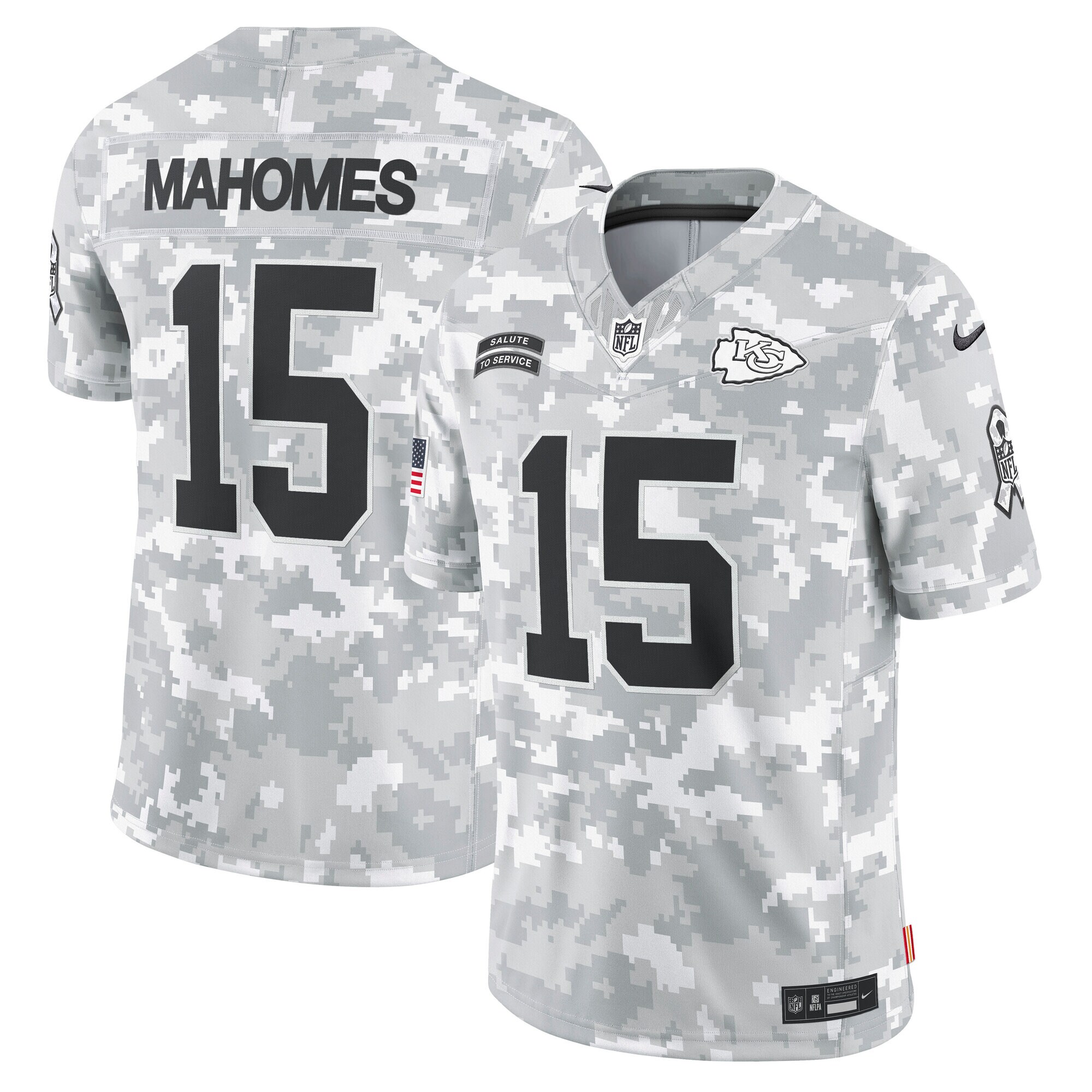 mens nike patrick mahomes arctic camo kansas city chiefs 2024 salute to service limited jersey Collection | Chiefs Shop NFL Jerseys & Hats