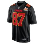 mens nike travis kelce carbon black kansas city chiefs super bowl lix fashion game jersey Collection | Chiefs Shop NFL Jerseys & Hats