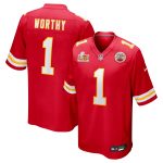 mens nike xavier worthy red kansas city chiefs super bowl lix game jersey Collection | Chiefs Shop NFL Jerseys & Hats