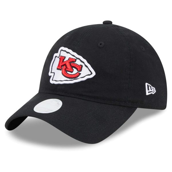 womens new era black kansas city chiefs main core classic 2.0 9twenty adjustable hat Collection | Chiefs Shop NFL Jerseys & Hats