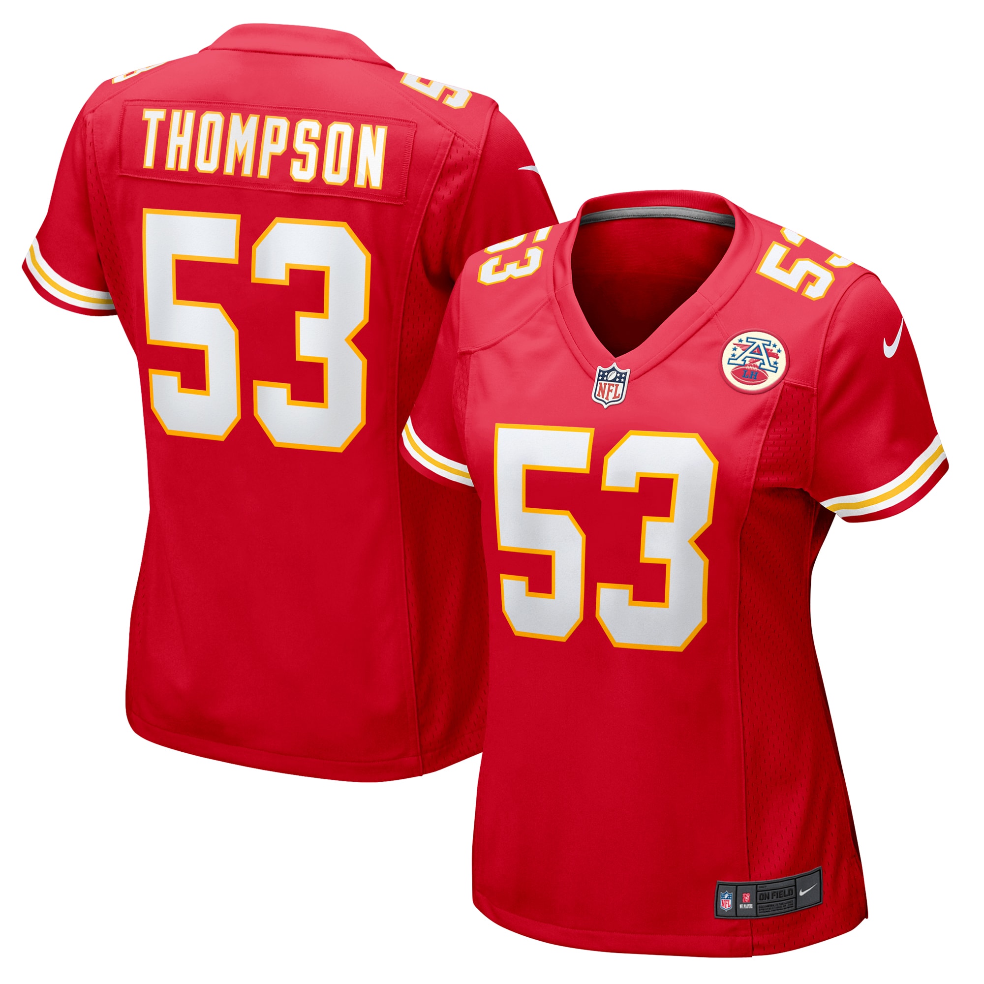womens nike bj thompson red kansas city chiefs game jersey Collection | Chiefs Shop NFL Jerseys & Hats
