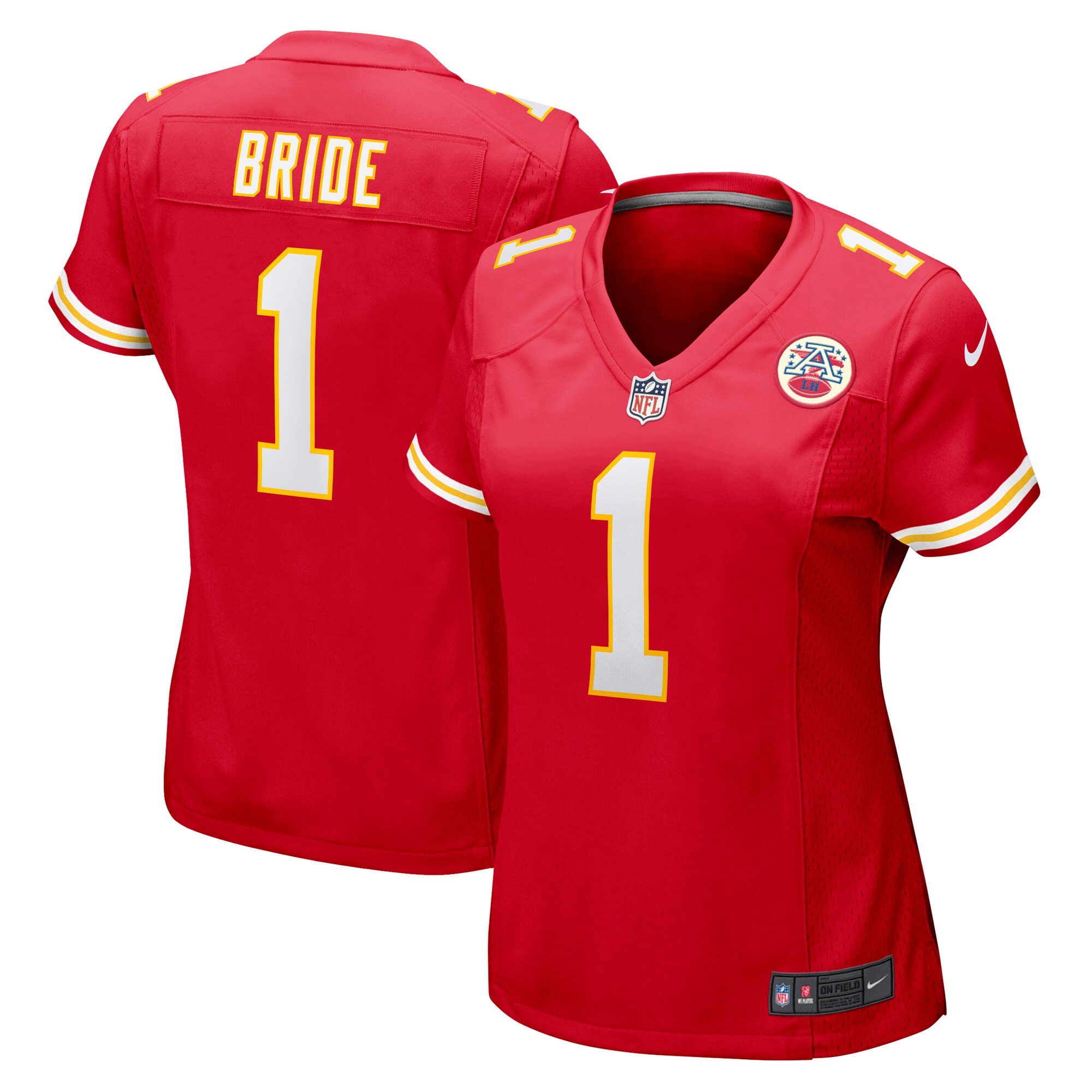 womens nike number 1 bride red kansas city chiefs game jersey Collection | Chiefs Shop NFL Jerseys & Hats