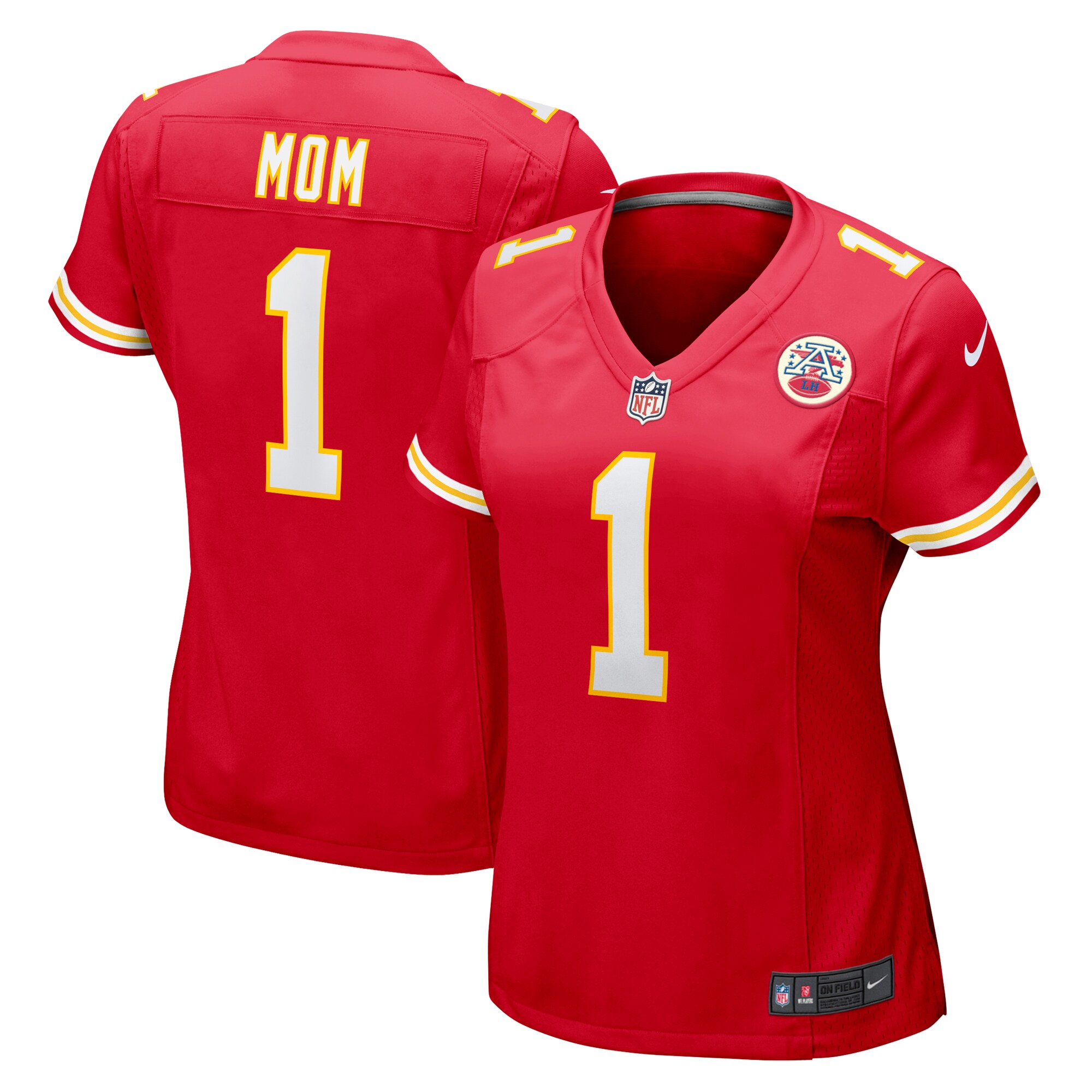 womens nike number 1 mom red kansas city chiefs game jersey Collection | Chiefs Shop NFL Jerseys & Hats
