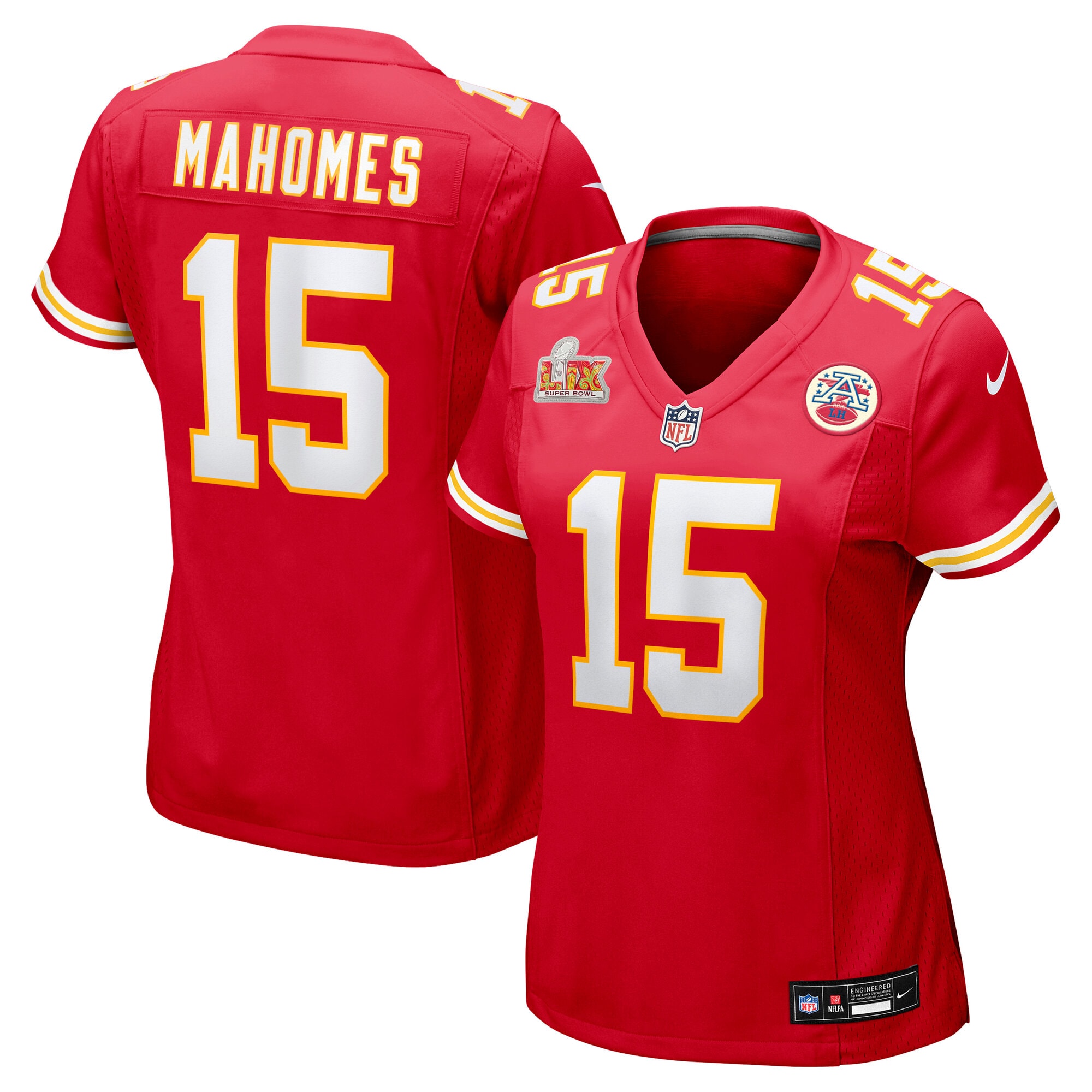 womens nike patrick mahomes red kansas city chiefs super bowl lix game jersey Collection | Chiefs Shop NFL Jerseys & Hats
