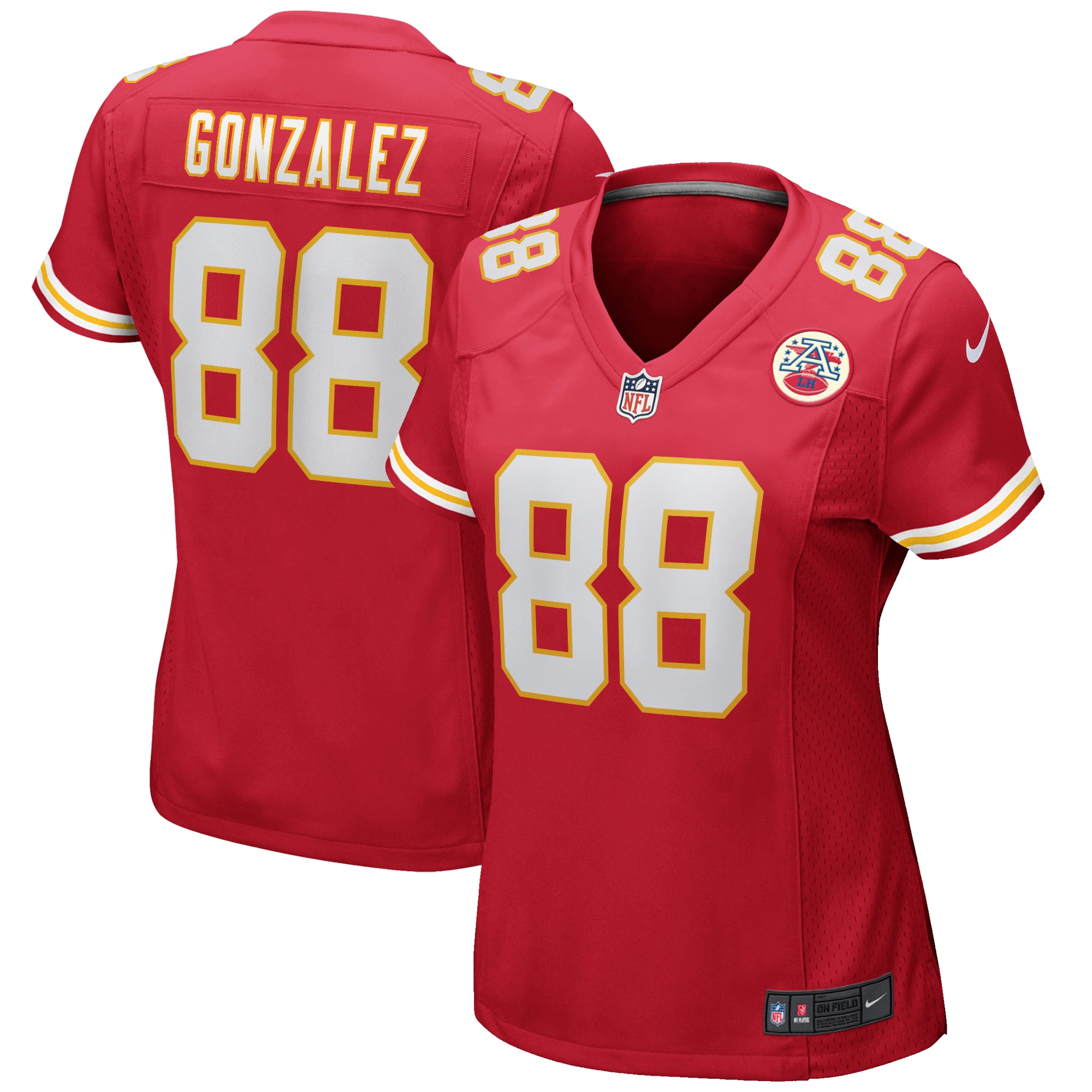 womens nike tony gonzalez red kansas city chiefs game retired player jersey Collection | Chiefs Shop NFL Jerseys & Hats