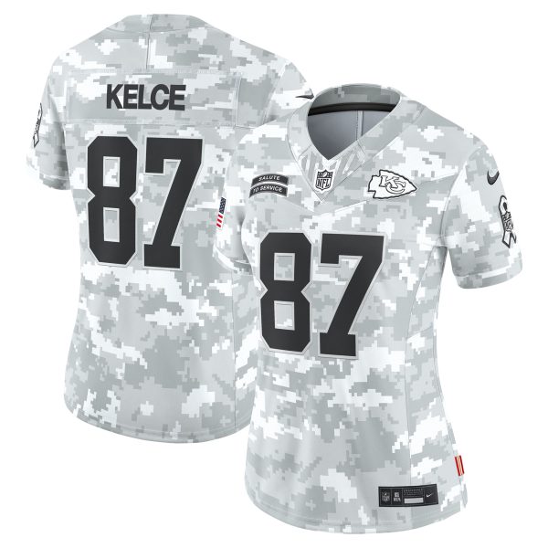 womens nike travis kelce arctic camo kansas city chiefs 2024 salute to service limited jersey Collection | Chiefs Shop NFL Jerseys & Hats