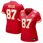 womens nike travis kelce red kansas city chiefs super bowl lix game jersey Collection | Chiefs Shop NFL Jerseys & Hats