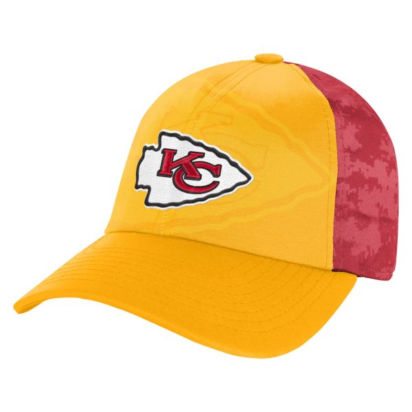 youth goldred kansas city chiefs combine two-tone adjustable hat Collection | Chiefs Shop NFL Jerseys & Hats