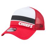 youth new era red kansas city chiefs sport night color block 9forty a-frame trucker adjustable hat Collection | Chiefs Shop NFL Jerseys & Hats