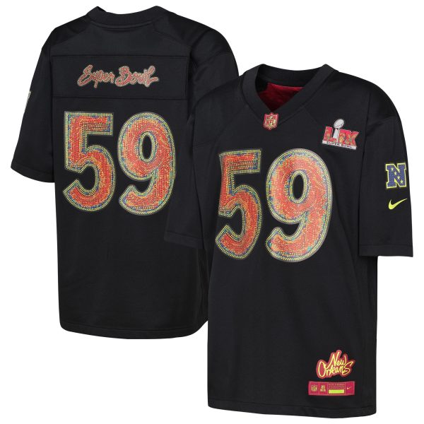 youth nike black super bowl lix game jersey Collection | Chiefs Shop NFL Jerseys & Hats