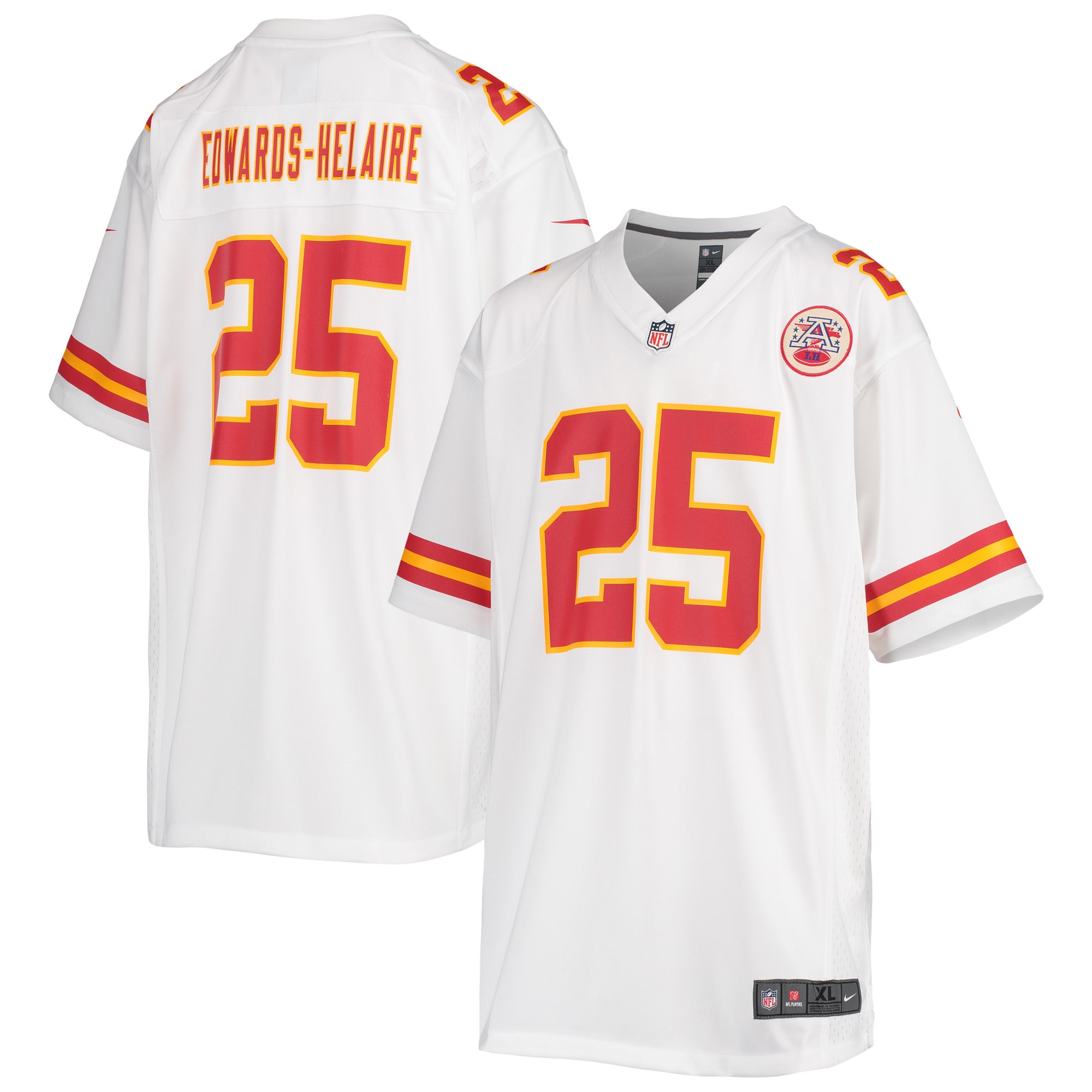 youth nike clyde edwards-helaire white kansas city chiefs game jersey Collection | Chiefs Shop NFL Jerseys & Hats