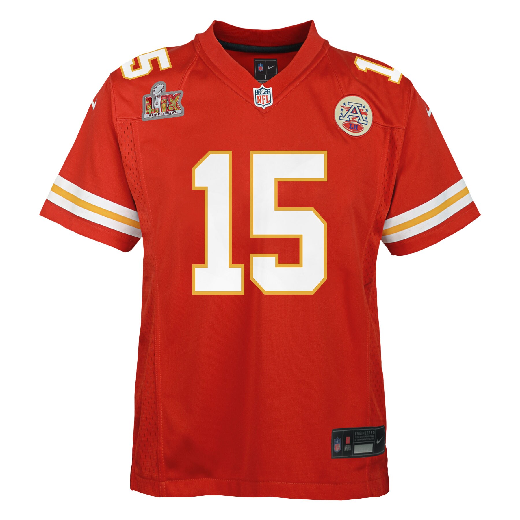 youth nike patrick mahomes red kansas city chiefs super bowl lix game player jersey Collection | Chiefs Shop NFL Jerseys & Hats