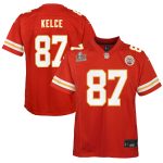youth nike travis kelce red kansas city chiefs super bowl lix game player jersey Collection | Chiefs Shop NFL Jerseys & Hats