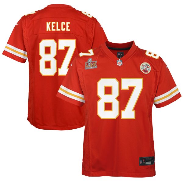 youth nike travis kelce red kansas city chiefs super bowl lix game player jersey Collection | Chiefs Shop NFL Jerseys & Hats